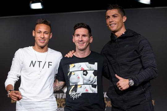 Messi vượt Ronaldo, Neymar trong top 10 nhân vật thu nhập cao nhất thế giới 2019