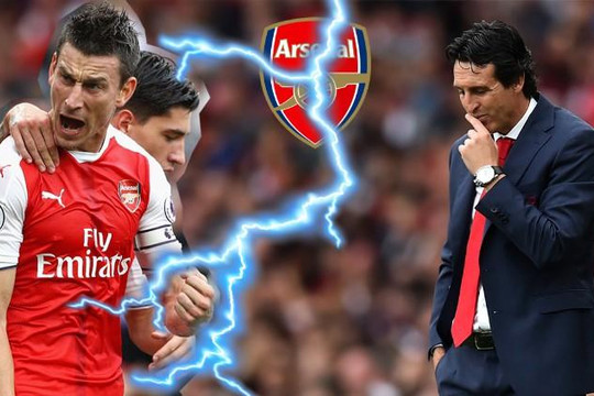 Đội trưởng Koscielny làm loạn, Emery lo sốt vó tìm trung vệ mới cho Arsenal