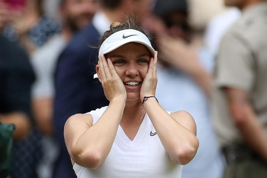  Hạ Serena Williams khi đau dạ dày, Simona Halep bật khóc lần đầu vô địch Wimbledon