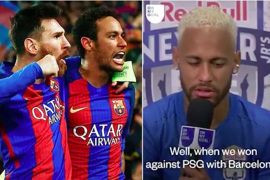 Neymar cố tình khiêu khích PSG bằng lời phát biểu như 'tát nước vào mặt'