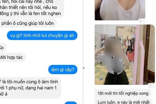 Chồng bị bóc mẽ nhắn tin rủ bạn thân quan hệ bầy đàn, vợ nói chỉ thử lòng