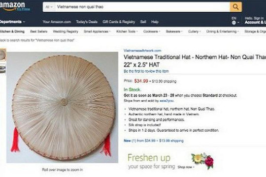 Loạt mặt hàng tự nhiên, handmade của Việt Nam đắt hàng trên Amazon