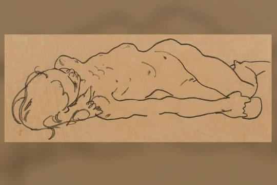 Bức tranh khỏa thân của họa sĩ Egon Schiele được tìm thấy trong cửa hàng tiết kiệm