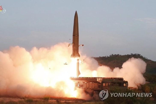 Triều Tiên lại phóng thử tên lửa đạn đạo mới