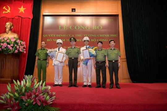 Hai tướng Lương Tam Quang và Nguyễn Duy Ngọc làm Thứ trưởng Bộ Công an