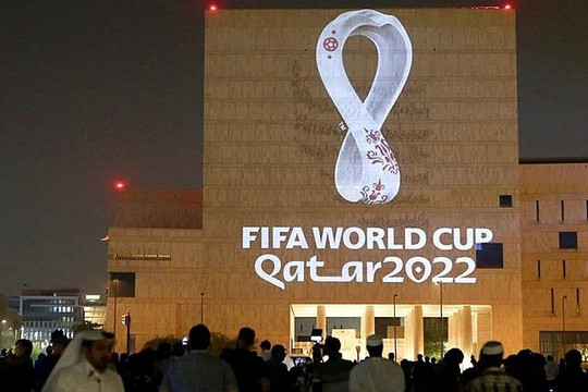 Trước đại chiến Thái Lan - Việt Nam, FIFA công bố logo World Cup 2022 ở Qatar