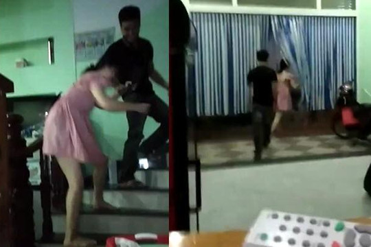 Clip chàng trai ăn tát vì giả đau bụng kéo bạn gái lên phòng nhà nghỉ ở Hà Nội