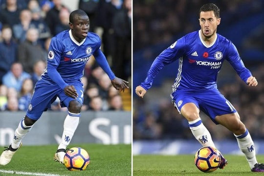 Chưa ổn định chỗ ngồi ở Bernabéu, Hazard muốn Real mua đồng đội cũ Kante