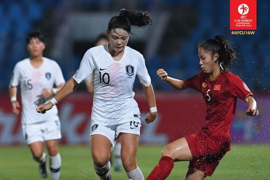 Việt Nam thua trận thứ 2 trên đất Thái Lan, đứng chót bảng B VCK U.16 nữ châu Á 2019 