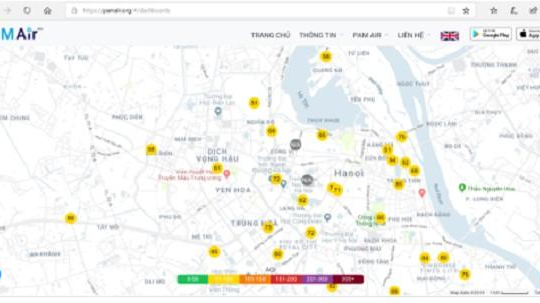 Hệ sinh thái IoT giúp theo dõi, dự báo ô nhiễm không khí tại Việt Nam
