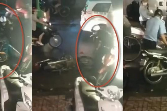 Truy lùng kẻ hổ báo đập nát xe máy của anh bảo vệ sau va chạm ở TP.HCM