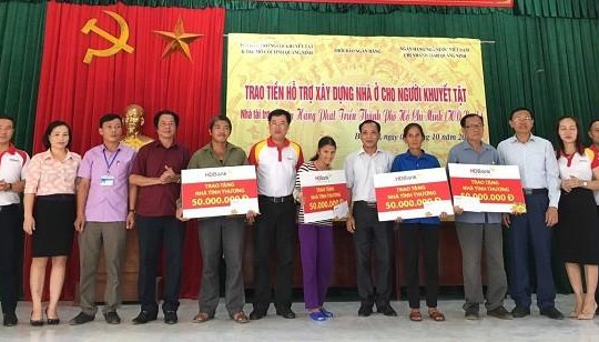 HDBank hỗ trợ xây nhà cho hộ nghèo miền núi Quảng Ninh