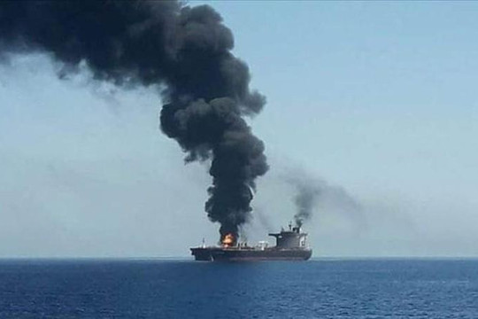 Tàu chở dầu Iran bị tấn công ngoài khơi Ả Rập Saudi