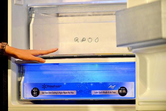 Công nghệ tinh thể bạc BlueAg giúp diệt khuẩn 99% trong tủ lạnh, máy giặt