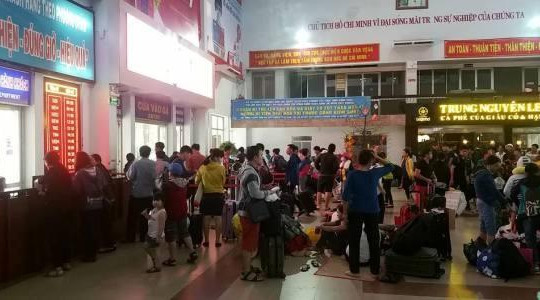 Ngày 20.10, ga Sài Gòn mở bán gần 300.000 vé tàu Tết Canh Tý 