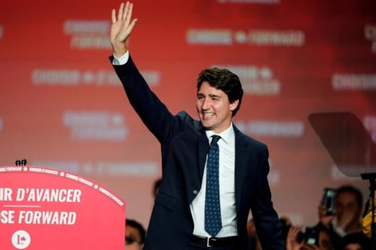 Thủ tướng Justin Trudeau tiếp tục nắm quyền