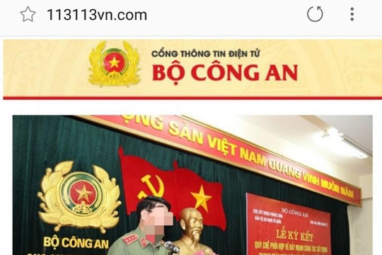 Giả trang web của Bộ Công an, Công an Đà Nẵng để đọc trộm tin nhắn