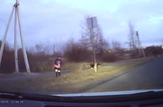 Tài xế ô tô nhanh tay đánh lái cứu bé gái thoát khỏi bầy chó hoang