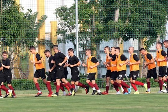 FK Sarajevo đấu với tuyển U.19 Việt Nam trước ngày ra trận tại giải U.21 quốc tế 