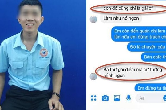 Bị tố uống cà phê không trả tiền và sàm sỡ nhân viên, gã trai Khánh Hòa miệt thị chủ quán