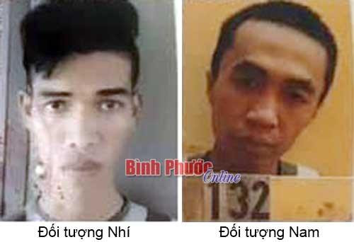 Truy nã 2 kẻ vượt ngục ở Bình Phước