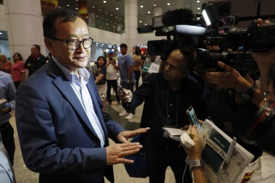 Ông Sam Rainsy có mặt tại Malaysia