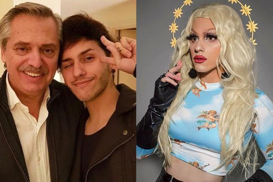 Tân tổng thống Argentina tự hào về con trai đồng tính là nghệ sĩ drag queen