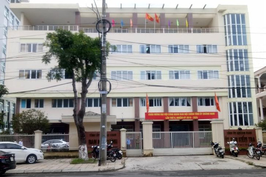 Một cán bộ Tỉnh ủy Quảng Nam tử vong tại cơ quan