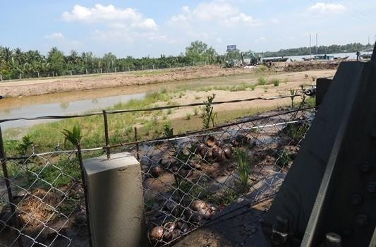 Bến Tre: Hầm cát ‘khủng’ của Công ty Sông Lam tiếp tục hoạt động trái pháp luật