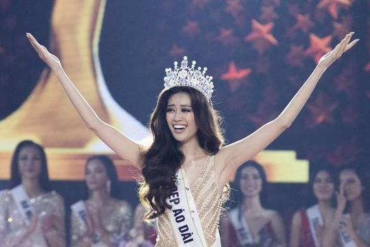 Khánh Vân đăng quang Hoa hậu Hoàn vũ Việt Nam 2019