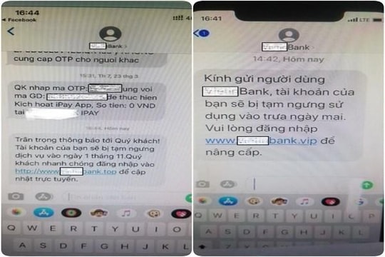 Bộ Công an cảnh báo hình thức lừa đảo mới rất tinh vi qua tin nhắn