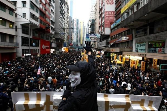 400 người bị bắt giữ trong cuộc biểu tình đầu năm mới tại Hồng Kông