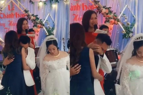 Thực hư clip chú rể ôm bạn gái cũ khóc trong đám cưới ở Nam Định?