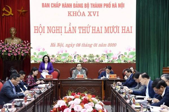 Hà Nội: Năm 2019 thi hành kỷ luật 1.019 đảng viên
