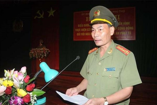 Chánh thanh tra Bộ Công an Đỗ Văn Hoành thay vị trí tướng Trần Văn Vệ