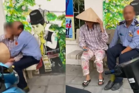 Clip phụ huynh chửi té tát gã bảo vệ sờ vùng kín phụ nữ trước trường mầm non 