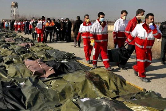Tổng thống Iran gửi lời xin lỗi tới nạn nhân vụ máy bay bị Tehran bắn nhầm
