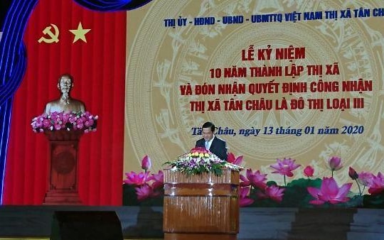 An Giang: Tân Châu lên đô thị loại III