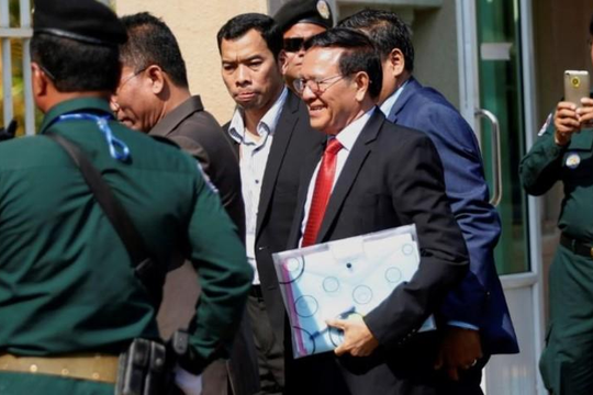 Campuchia bắt đầu xét xử nhà lãnh đạo phe đối lập về tội phản quốc