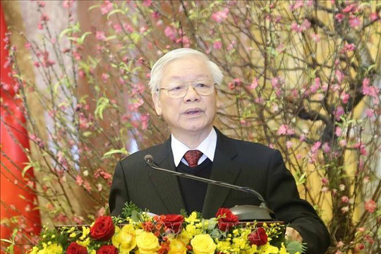Tổng bí thư, Chủ tịch nước Nguyễn Phú Trọng chúc tết đồng bào, cán bộ, chiến sĩ cả nước