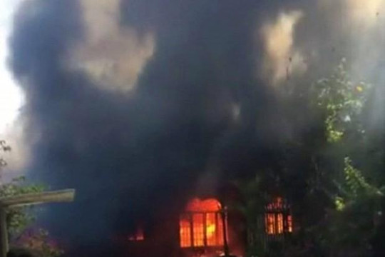 Lâm Đồng: Cháy lớn tại cơ sở Bảo trợ xã hội Mađaguôi