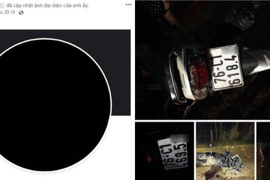 Mùng 1 Tết thay ảnh avatar Facebook màu đen như để tang, mùng 2 tử nạn