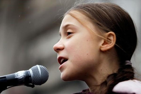Cô gái hoạt động môi trường Greta Thunberg đăng ký bản quyền tên mình