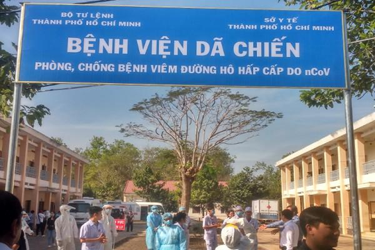 TP.HCM: Đưa vào hoạt động bệnh viện dã chiến 300 giường để chống dịch nCoV