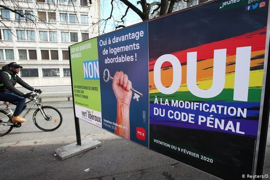Thụy Sĩ thông qua luật cấm kỳ thị người LGBT