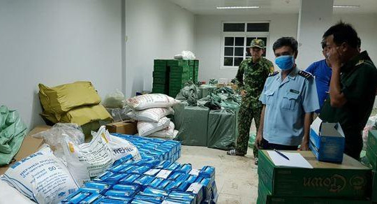 An Giang: Hơn 36.000 chiếc khẩu trang lậu xuất sang Campuchia