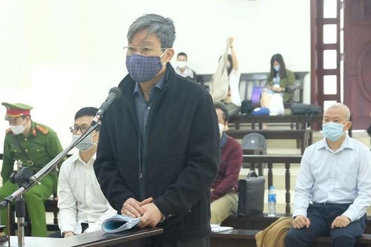 Cựu bộ trưởng Nguyễn Bắc Son xin được giảm hình phạt xuống mức thấp nhất