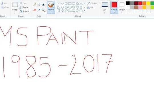 Sau 32 năm tồn tại, Microsoft khai tử phần mềm Paint