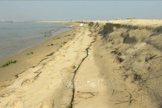 Đảo cát mới hình thành rộng hơn 150.000m2 ở vùng biển Hội An