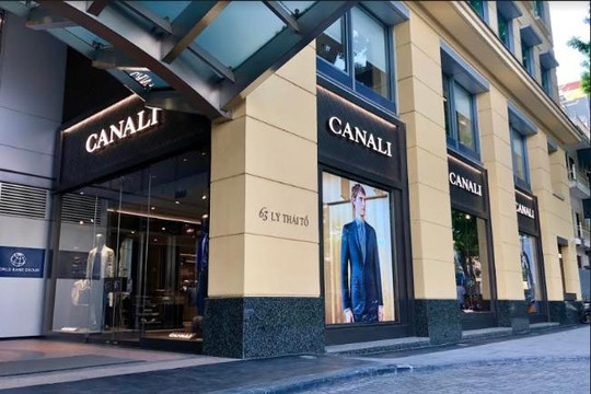 Thương hiệu thời trang Canali khai trương cửa hàng đầu tiên tại Hà Nội